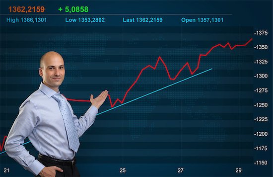 Man and Stock Chart