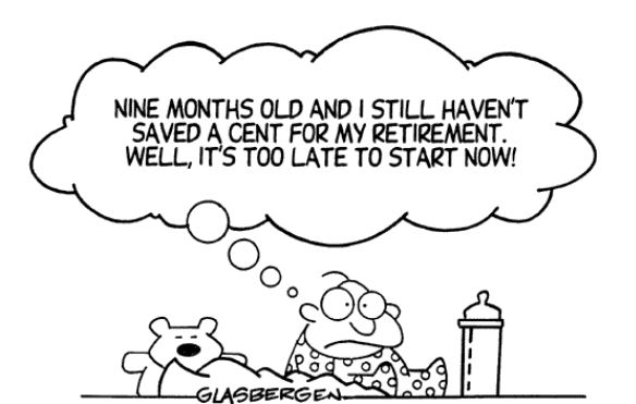 think about saving for retirement early